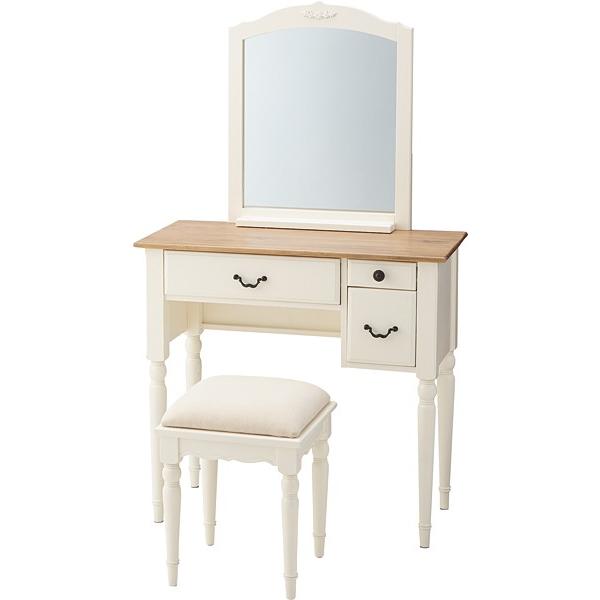東谷 ドレッサー一面鏡 スツール セット 椅子つ鏡台 : うさぎ屋