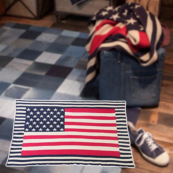 ベッドカバー ブランケット アメリカ 国旗 星条旗 Usa ひざ掛け 大判 ブランケット うさぎ屋 株式会社一兎 通販 Paypayモール