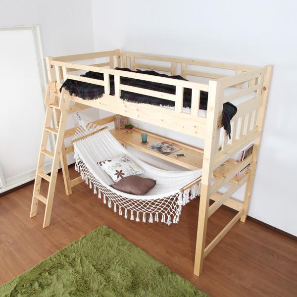 ハンモック付きベッド 2段ベッド 二階建てベッド おしゃれ ロフトベッド 北欧 Buyee Buyee 日本の通販商品 オークションの代理入札 代理購入