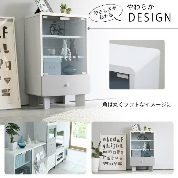 ガラスキャビネット 収納棚 見せる コレクションケース モノトーン かわいい おしゃれ 小さいサイズ Buyee 日本代购平台 产品购物网站大全 Buyee一站式代购 Bot Online