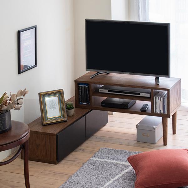 テレビ台 ローボード おしゃれ コーナー 収納 テレビボード 北欧 変形 伸縮 変型 形が変わる 壁際 壁面 ビンテージ風 Av機器 オープンラック 引き出し 脚付き Jpk Fap 0035 うさぎ屋 株式会社一兎 通販 Yahoo ショッピング