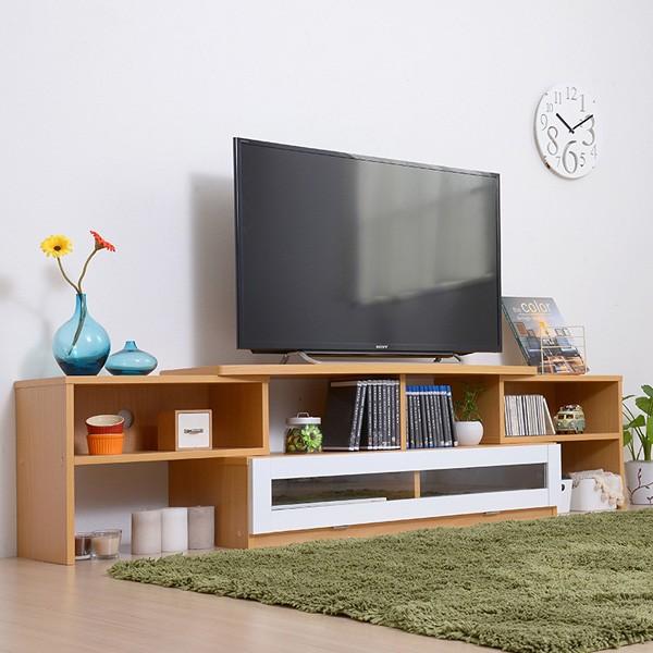 JK-PLAN（ジェイケイ・プラン） 伸縮 テレビラック TVラック 広がる