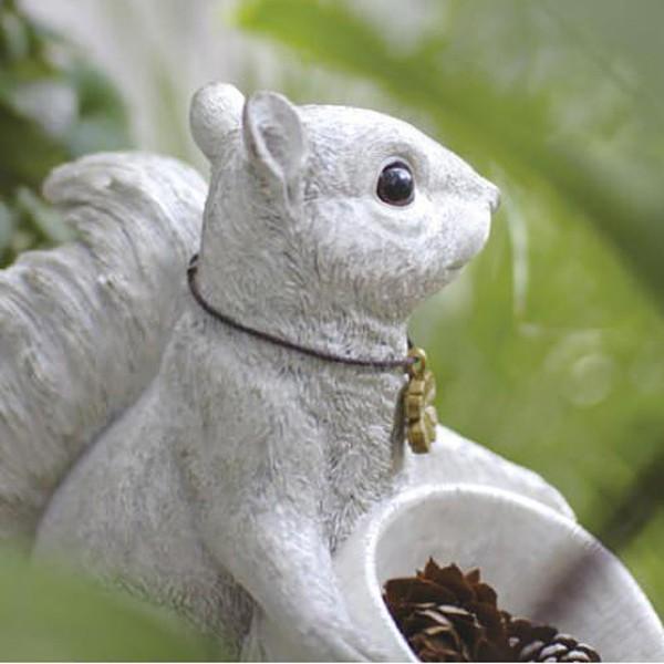 キシマ（KISHIMA） ガーデニングオブジェ リス 置き物 かわいい 庭の
