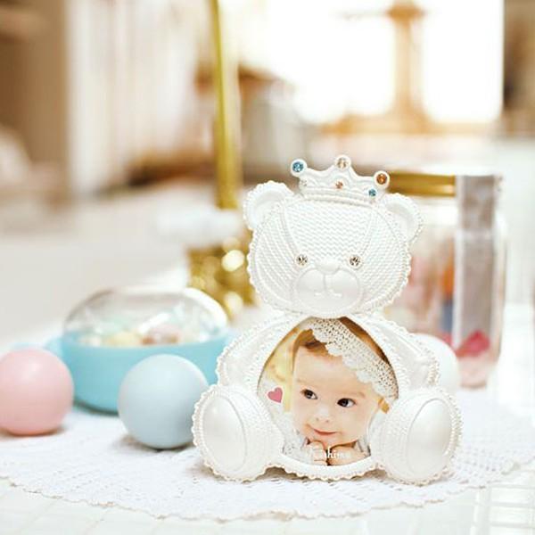 キシマ 写真立て 1枚用 赤ちゃん ベビー くま クマ デザイン