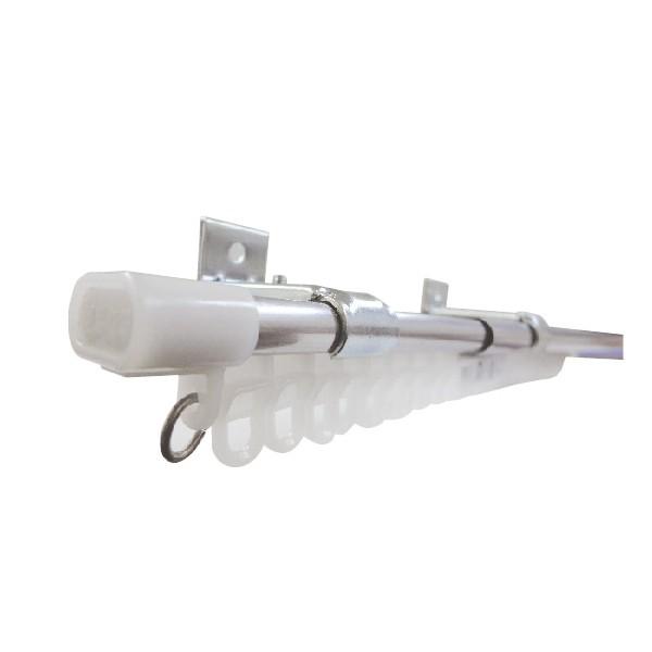 立川機工 カーテンレール シングル 伸縮式 幅 3m 最大 C型 スリム