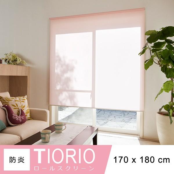 ホワイト ロールスクリーン 取付け説明書付き　横幅：175cm、高さ：110cm 立川機工】ロールスクリーン(プルコード操作) - インテリアの