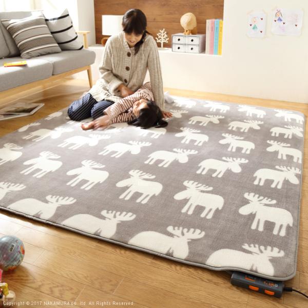 ホットカーペット カバー 2点セット 2畳用 186x186cm 正方形 ホット