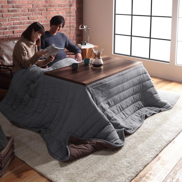 コタツ 掛布団 2点セット こたつテーブル 120×60cm 長方形