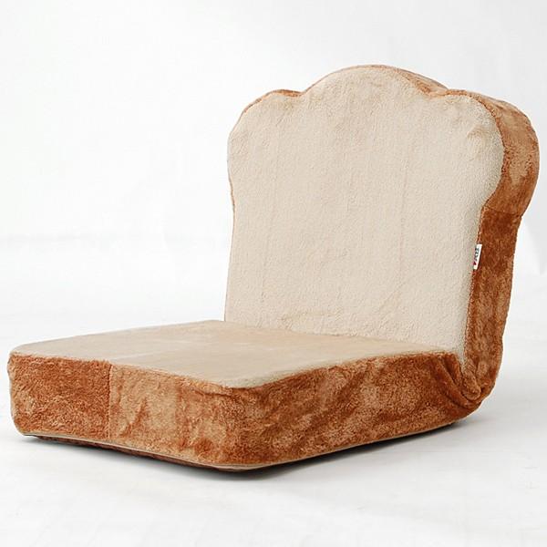 セルタン 座椅子 おもしろ かわいい 一人用 1人掛 トースト 食パン