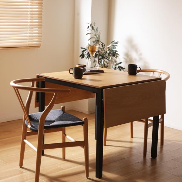 ダイニングテーブル　サイズ調整可能 楽天市場】ダイニングテーブル 伸長式 幅90cm 幅120cm 折りたたみ