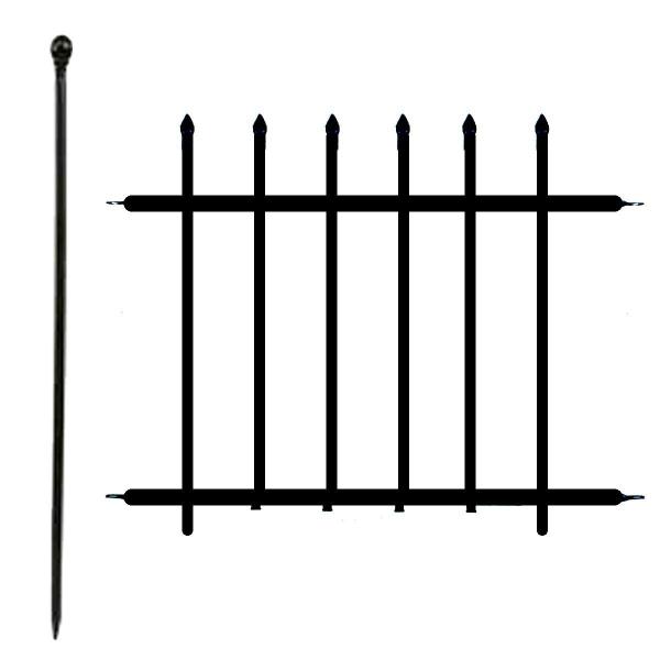 ピケットフェンス ガーデンフェンス セット 柵 ポール 庭 ガーデニング 杭 固定 園芸 Diy 簡単 おしゃれ 黒 Buyee Buyee Japanese Proxy Service Buy From Japan Bot Online
