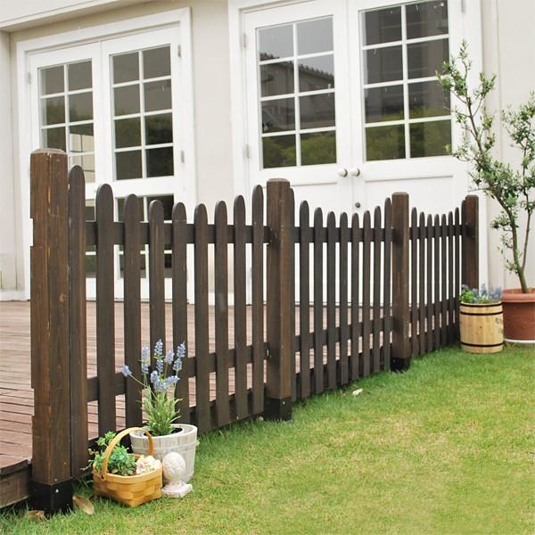 激安大特価 ピケットフェンス柵埋め込み土庭フェンスガーデニングｕ型基本セット土中用期間限定特売