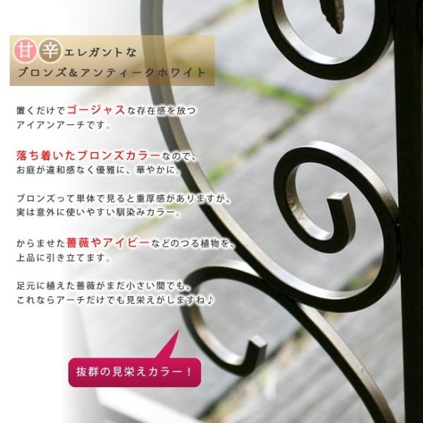 ガーデンアーチ 庭 おしゃれ 門 北欧 ロマ Sms Sst Ipn 7973 ガーデンアーチ ゲート 園芸 園芸 庭 アイアン フェンス 鉄製 支柱 庭 ガーデニング 白 ホワイト ブロンズ
