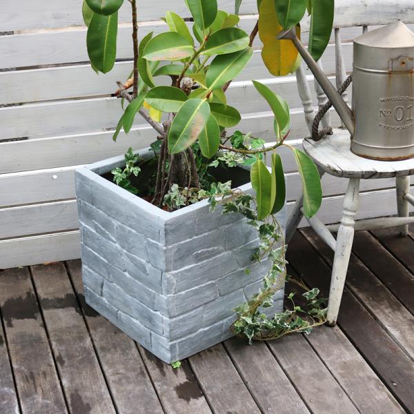 プランター おしゃれ 大型 レンガ風 リアル ヨーロピアン アンティーク調 屋外 花 植物 野菜 プランターカバー 寄植え 園芸 ベランダ 正方形 立方体 約40 40cm Sms Ter Gr400 うさぎ屋 株式会社一兎 通販 Yahoo ショッピング