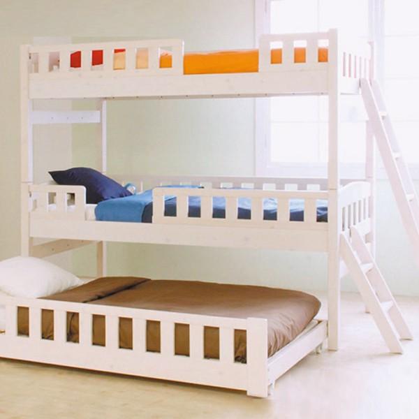 三段ベッド 子供用 こども キッズ 3段 ベット すのこ