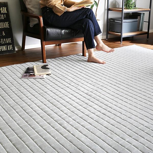 ホームテイスト ラグ 190×240cm 長方形 キルティング キルト ホームテイスト ラグ 190×240cm 長方形 キルティング キルト