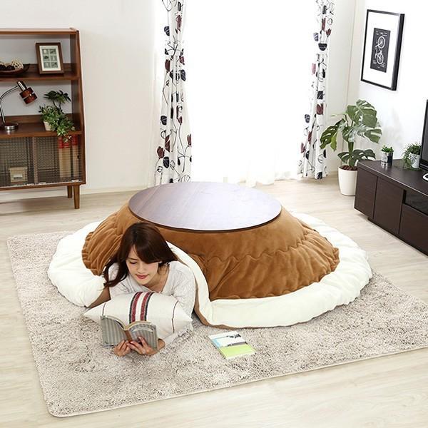 ホームテイスト（HOME taste） コタツ セット テーブル 円形 丸型