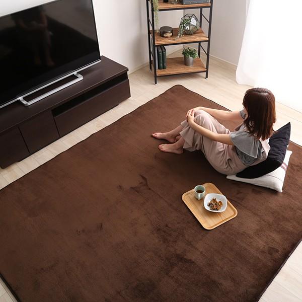 保証 高密度マイクロファイバー 低反発ラグマットMサイズ イエロー