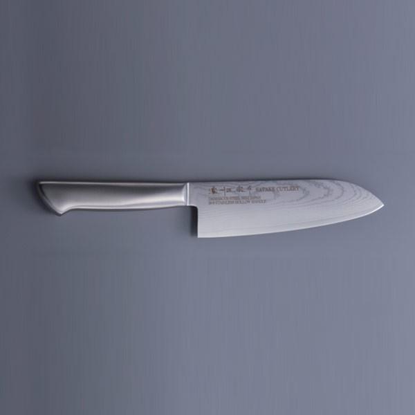 三徳包丁 刃渡り 17cm ダマスカス 日本製 : うさぎ屋 インテリア&DIY