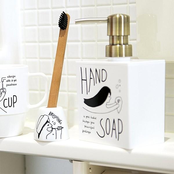 ディスペンサーボトル ハンドソープ用 おしゃれ 白 ホワイト イラスト 詰め替え 容器 Toh うさぎ屋 株式会社一兎 通販 Yahoo ショッピング