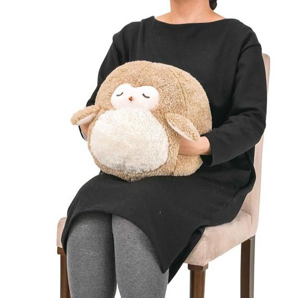 クッション かわいい インテリア ぬいぐるみ 動物 フクロウ ナマケモノ ハリネズミ うさぎ屋 株式会社一兎 通販 Paypayモール