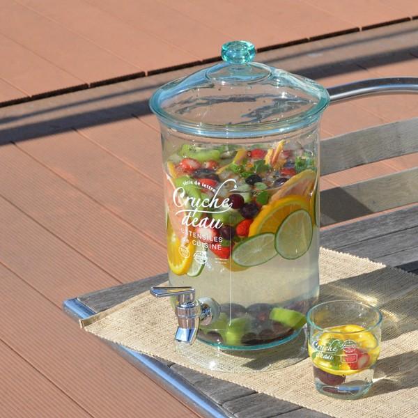 ドリンクサーバー 樹脂製 割れにくい おしゃれ ウォータージャグ 大型 大容量 蛇口 ホームパーティー レモネード フルーツウォーター うさぎ屋 株式会社一兎 通販 Paypayモール