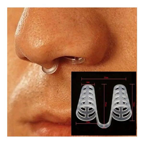 鼻腔のスペースを確保するいびき防止グッズです水洗いできるので衛生的。