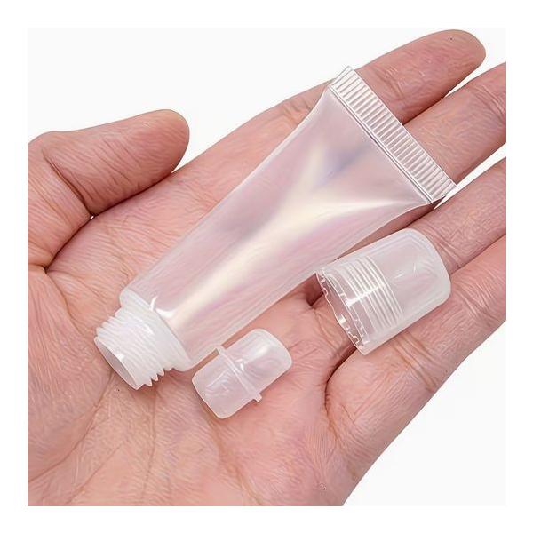 1個 ソフトスクイーズ容器 空プラスチックチューブ 化粧品用 旅行用 詰め替え可能