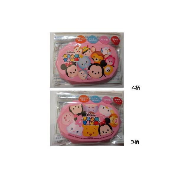 他サイト： （おまかせ便で送料無料） 携帯用 ウエットティッシュ ふた ディズニーツムツム ピンク 取り出し口5×2.8cm おしりふき 日本製の商品画像