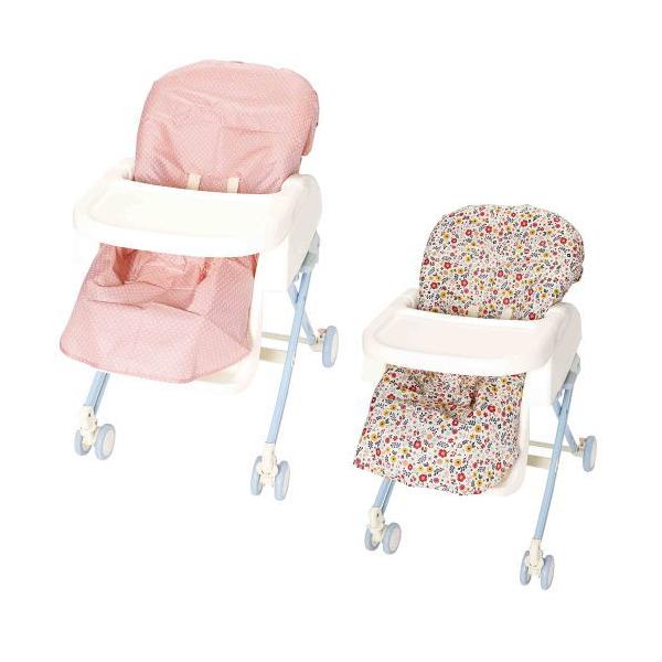 他サイト： （おまかせ便で送料無料）お食事シート 2枚セット  ピンク 小花柄×ピンドット 防水 ベビーラックオプション  小川の商品画像