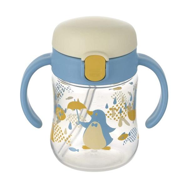 できた!うれしい!やってみたい!ステップアップできるトライマグ成長とシーンに合わせてカスタマイズできるマグシリーズ2つの飲み方でストローレッスンスタート色ライトブルー容量200 ml