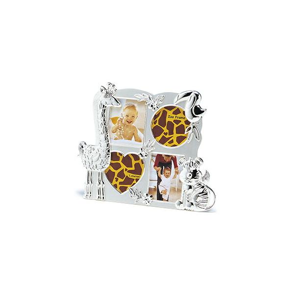 おもいでの写真をかわいく収納。動物に囲まれたまるで動物園のようなフォトフレームです。【Bambini*】ZOO マルチフォトフレーム品番 253-316 ￥2,500 (税抜)商品サイズ：高さ167ｘ幅205ｘ奥行15mm重量：375gフォ...