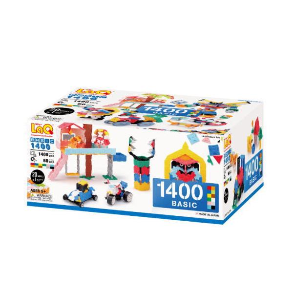 おまけつき LaQ ベーシック 1400 ラキュー 006394 ヨシリツ 立体