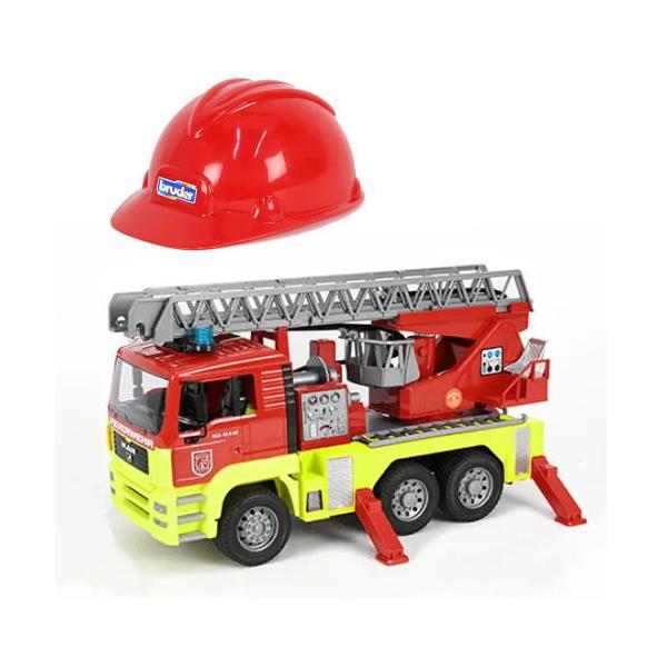 ブルーダー （ヘルメット付）MAN 消防車 017606 bruder ブルーダープロ