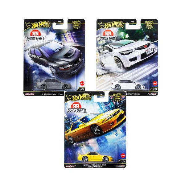 3台セット ホットウィール Hot Wheels '07 ホンダ シビック タイプR