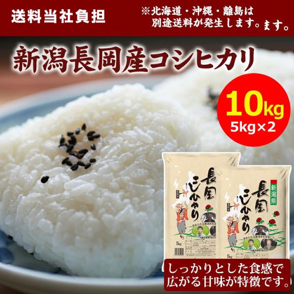 令和7年産】田中米穀 新潟長岡産コシヒカリ 10kg(5kg×2袋) 米 精米 お
