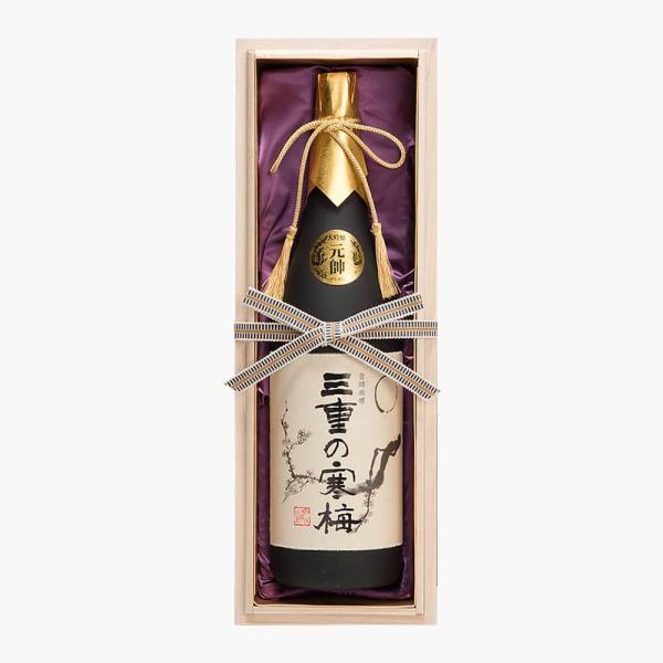 ゲリラP5倍 丸彦酒造 三重の寒梅 元帥 大吟醸 桐箱入 1800ml ギフト 日本酒 清酒 地酒 大吟醸 お祝い 贈り物