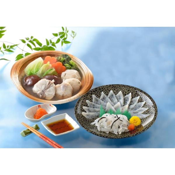 関とら本店 とらふく刺身&amp;とらふくちり個食鍋セット 1人前 ギフト 鍋料理