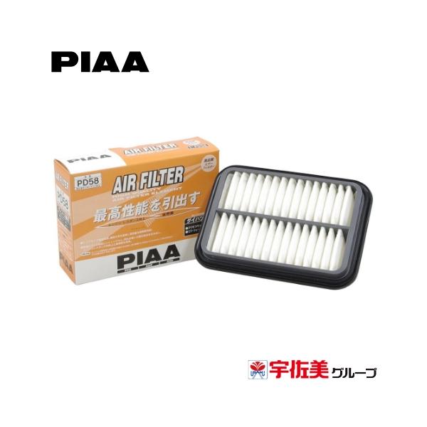 PIAA エアーフィルター 1個入 ダイハツ車用 テリオスキッド・ミラ・クォーレ・ムーブ・リーザ他 PD58