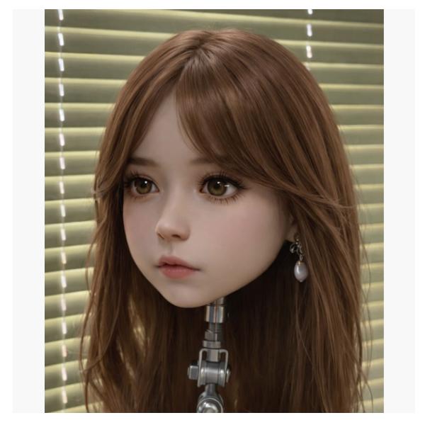 リアルドール M16 等身大 ヘアアレンジ練習用 マネキンヘッド