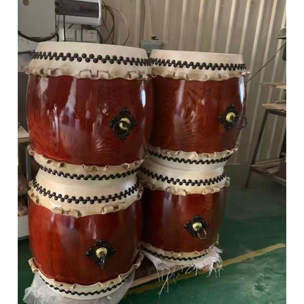 4台セット長胴太鼓 1尺3寸（鼓面:39cm） 集成胴 スマイル