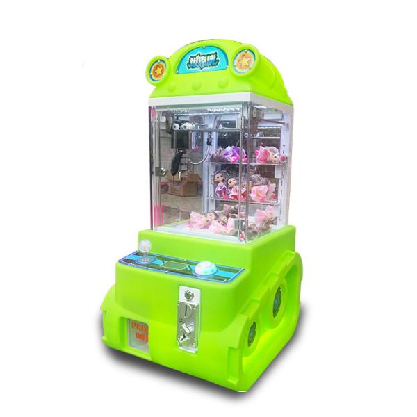 戦車フォルムの小型クレーンゲーム機クレーンゲーム機3本爪 小型 クレーンゲーム機 おもちゃ クレーン 家庭用 UFO ガヂャゲッツ グリーン（４色展開）