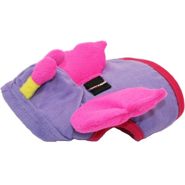 レインボーならではの可愛いデザインのハーネスになるウェアです。可愛さだけではなく、機能性もバッチリ！内側はクッション材入りで生体に優しい作りです。※リードは付属していません。 【サイズ】首まわり：約１１〜１３ｃｍ胴まわり：約２４〜２６ｃｍ【...