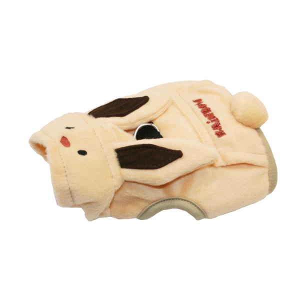 レインボーならではの可愛いデザインのハーネスになるウェアです。可愛さだけではなく、機能性もバッチリ！内側はクッション材入りで生体に優しい作りです。※リードは付属していません。２０２３年はうさぎ年。かわいいうさぎさんのハーネスウェアです！耳部...