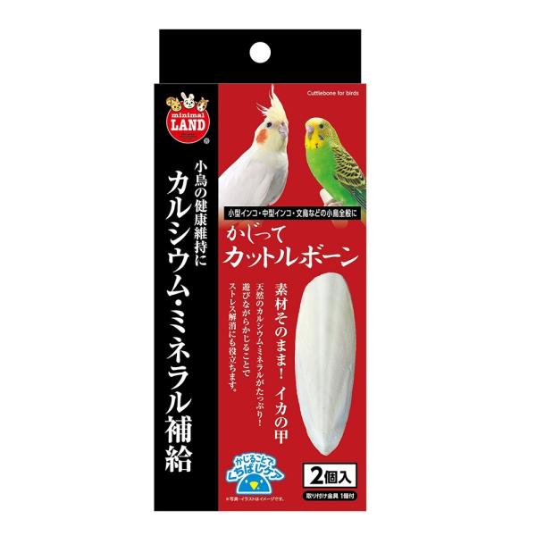 マルカン かじってカットルボーン（小鳥、カルシウム、イカの甲