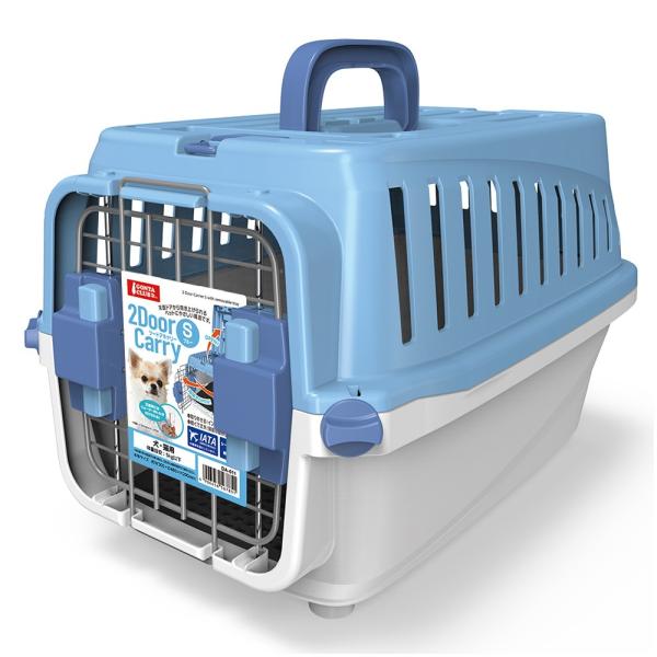 天面ドアから抱き上げられるペットにやさしい構造です。正面扉にウォーターボトルが付けられる！正面扉は両開きＯＫ！・取り外せる!インナートレイ付・軽くて丈夫！掃除&amp;組み立て簡単!・シートベルト固定機能付き※ＩＡＴＡ（国際航空運送協会）の...