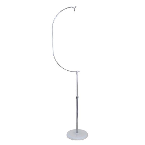 半月スタンドは丸カゴシリーズにお使いいただけます。ＨＯＥＩケージにぴったりのスタンドシリーズ。※弓部分側のフック状の部分は製造工程上メッキ加工の際に焼痕が発生するため、色合い修正剤を塗布しています。【サイズ】 ５６０ × ３２０ × １９０...