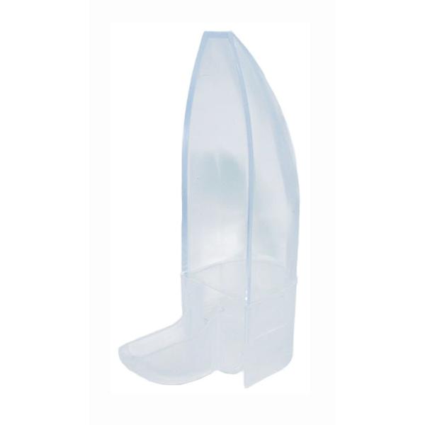 外付けできるタイプの鳥用水入れです。抗菌クリアタイプ【サイズ】約７５×３７×１２７ｍｍ【販売元】コバヤシ　埼玉県加須市