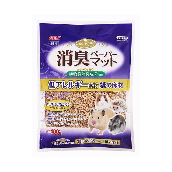 【商品説明】 低アレルギー素材の紙の床材！ホコリが出にくいクロスカット製法かじっても安心な植物性消臭成分(ヤシ油抽出液)配合。アンモニアを含むペットのオシッコの臭いをすばやく消臭。　GEX調べ抜群の消臭効果で、気になるオシッコの臭いを消臭！...