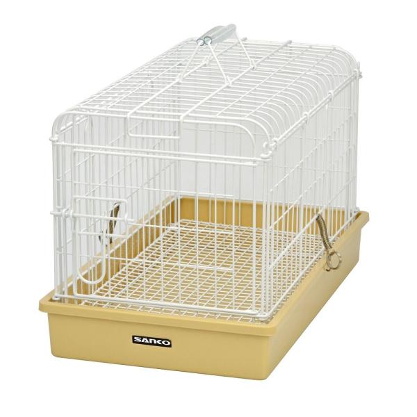 丈夫なワイヤーメッシュと軽いトレイがドッキング！出入り口と天井が開放できるので、　生き物の出し入れが楽々！トレーが簡単に取り外せるので、お掃除ラクラク。ワイヤー面は給水ボトルや固定式皿などの取り付けも簡単！床のメッシュ面までが離れていますの...